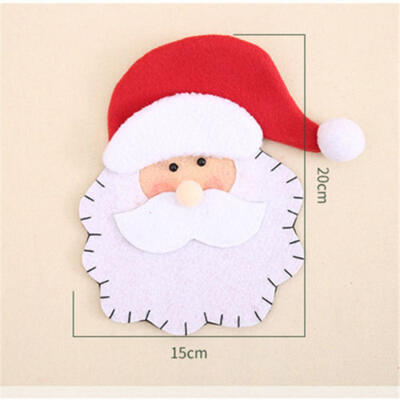 

Santa ClausCutlery Gift bag Christmas tree decorations xmas cutlery decorationsB