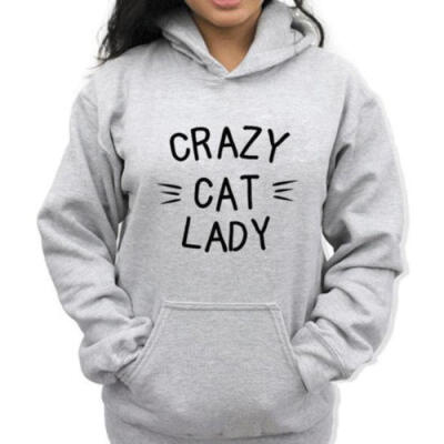 

Women Long Sleeve Hoodie Pullover Sweatshirt Jumper Sweater Casual Hooded Tops