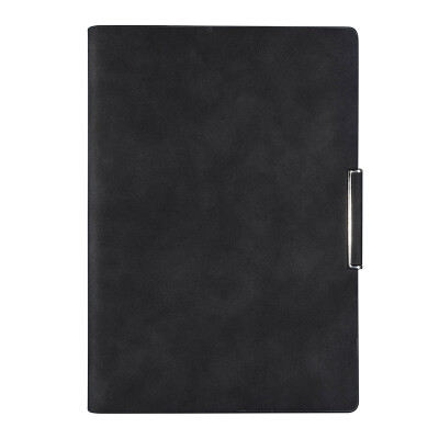 

Jinlongxing Glosen B5 advanced business notebook loose-leaf notebook retro simple leather surface this journal 8257 black