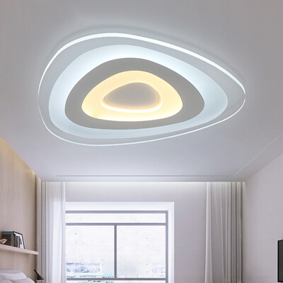 

Ever-Flower Modern Acrylic LED Flush Mount Ceiling Light with Max 32W Painted Finish