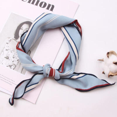 

Womens Triangular Neckerchief Scarves with Fashion Print Neck Scarf Headband