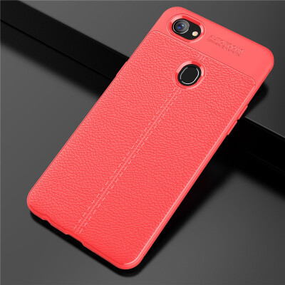 

Fivice OPPO F7 case Luxury leather TPU silicone anti-fall soft shell phone case