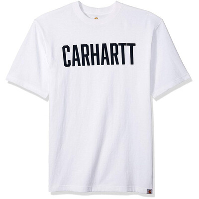 

Carhartt Mens Workwear Graphic Block Logo Short Sleeve T-Shirt