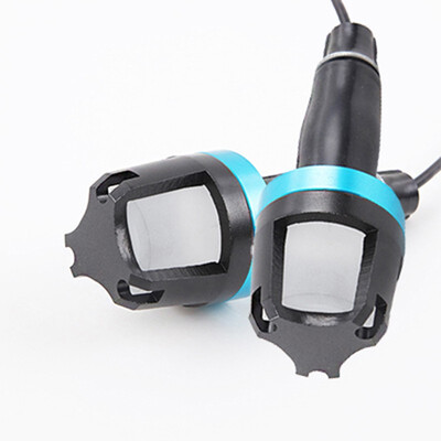 

2PCS LED electric motorcycles Spotlight Turn Signal Light Aluminum Alloy Motorcycle Handlebar Edge Lamps auxiliary driving light