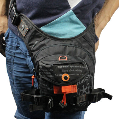

Men Waterproof Nylon Drop Leg Bag Tactical Outdoor Motorcycle Travel Fishing Waist Fanny Pack Thigh Belt Bum Pouch