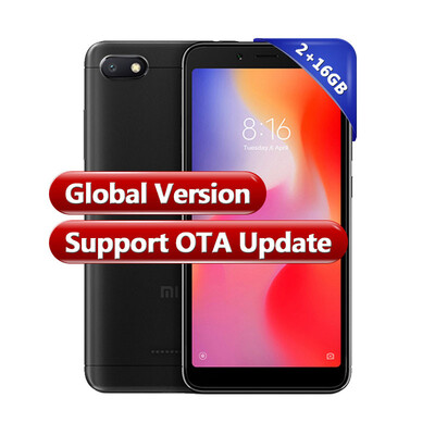 

Global Version Xiaomi Redmi 6A 6 A 2GB 16GB ROM RAM A22 Mobile Phone 130 MP 50MP 3000mAh 545 inch 1440720