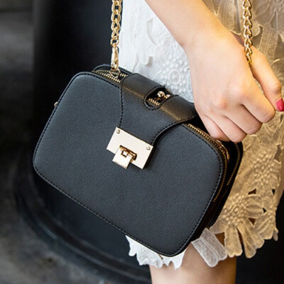 

New Fashion Women Shoulder Bag Chain Strap Flap Designer Handbags Clutch Bag Ladies Messenger Bags With Metal Buckle