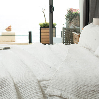

Cotton Bed Lid of The Four Seasons Three-piece ou Shi yan Seam is Cotton Sheet Multi-purpose Bedclothes Set Covered