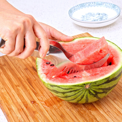 

MyMei Watermelon Slicer Cutter Server Corer Scoop Stainless Steel 2231CM Kitchen Tools Utensils Slicer