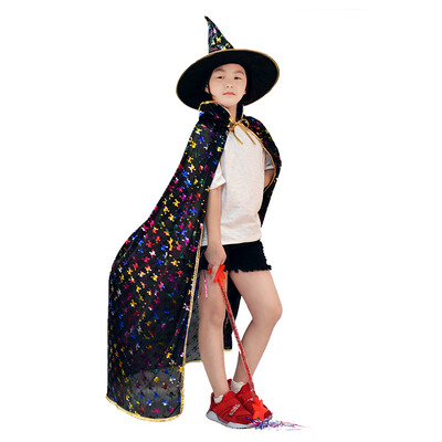 

New&new fine arts Halloween childrens magic dress set masquerade cosplay show decoration props ghost party party role performance COS clothing C section  code 115cm