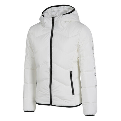 

PEAK Womens Winter New Warm Thick Cotton Coat Comfortable Sports Jacket DF584032 Pearl White X2L Code