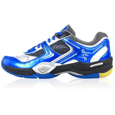 

Asian Lion RSL sneakers men&women training badminton shoes competition shoes breathable wear RS-0108 silver blue 38 yards