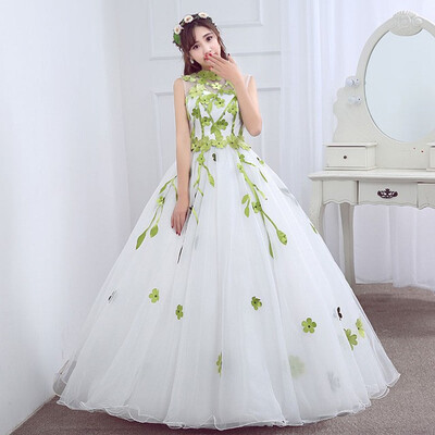 

Quinceanera Dresses 2018 New Arrival Elegant Floor-length Ball Gown Off The Shoulder Lace Party Evening Gowns Designs