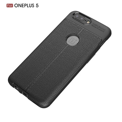 

Fivice Oneplus5 case Luxury leather TPU silicone anti-fall soft shell phone case