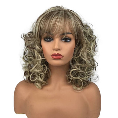 

StrongBeauty Women Wigs Long Wavy Brown Wigs Synthetic Wig Micro Ring Hair Wigs Rapunzel Wig Haar Wigs 12 Inch