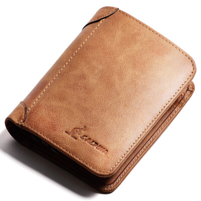 

Alpina kangaroo (L'ALPINA) wallet male short section men's wallet large capacity driver's license thin layer of leather wallet 661052131 retro brown