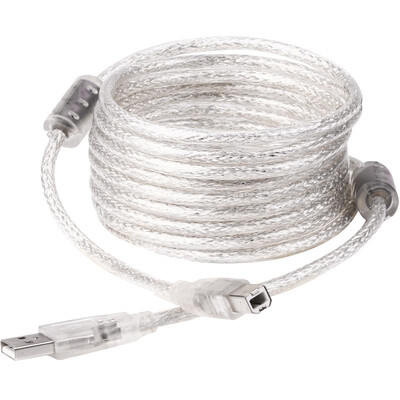 

Shanze SAMZHE UK-410 USB20 high-speed printer data cable A public to B public AM BM side port USB cable print line 10 meters