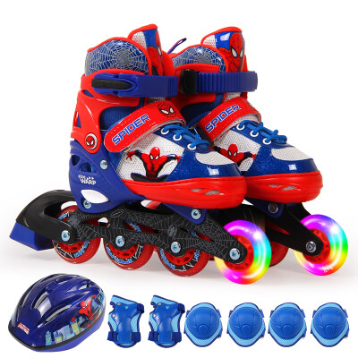 

Disney children's skate shoes suit adjustable flash men and women breathable skates Princess DCY41037-D 27-30