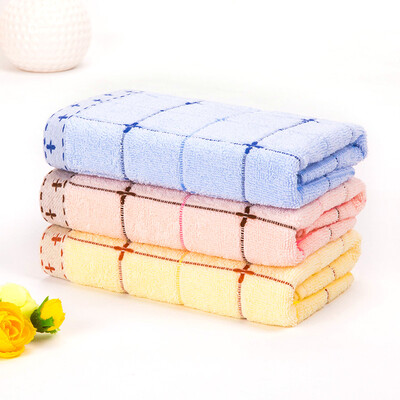 

Gold simple fashion square cotton linen 01122 purple blue and green mixed three loaded