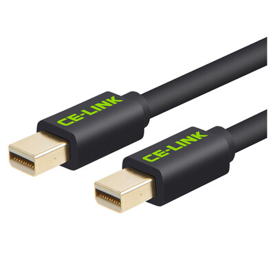 

CE-LINK Mini DP HD cable 3 meters mini DP male to public cable Mac high-definition TV monitor projector line 24K gold plated 12 version 1614
