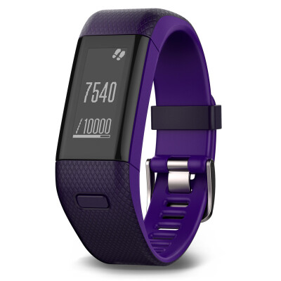 

(GARMIN) vivosmart HR + Фиолетовый GPS Smart Bracelet Heart Rate Мониторинг в реальном времени Автоматический контроль сна Контроль активности Call Alert Sports Bluetooth Watch