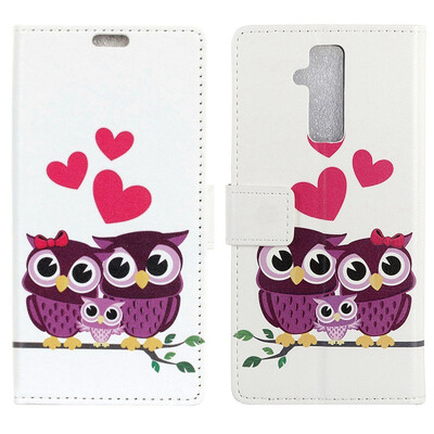 

MOONCASE Alcatel 7 painted leather case - love cat