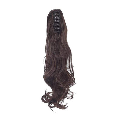 

3 Types Ponytail Extensions One Piece Claw Jaw Pony Tail Clip in Hair Extensions Curly Long Straight Soft Silky