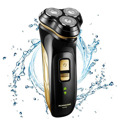 

Professional Electric Razor For Men Waterproof Rotary Shavers Wet And Dry Cordless USB Rechargeable With Pop Up Trimmer