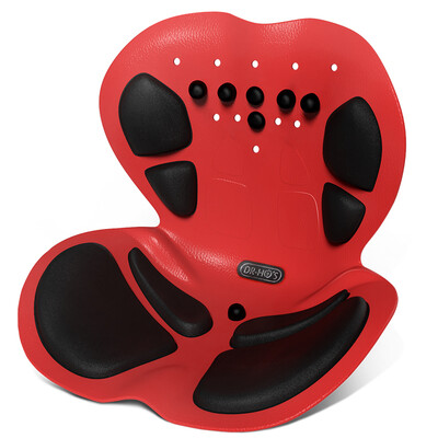 

DR HOS Sitting posture Orthosis Spinal Waist cushion Caudal Vertebral Decompression Beauty Humpback Orthosis Adult Student Cushion Red