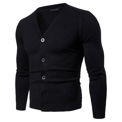 

AOWOFS Explosive Pure Knitwear Slim Long Sleeve V-neck Knit Cardigan YM011