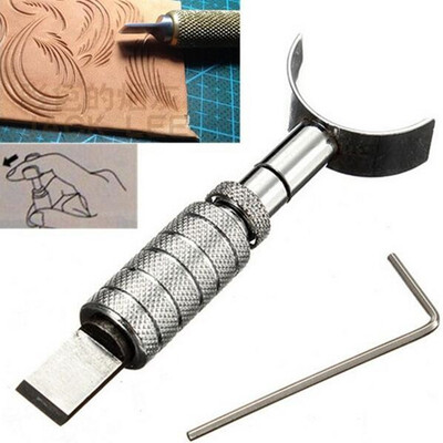 

1pcs High Quality Adjustable leather rotary knife DIY Manual leather carving tools Cut Blade Swivel Leathercraft Working Tool