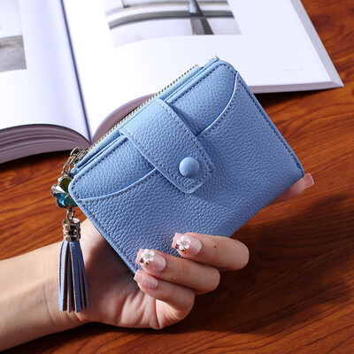 

Women Wallet New Purple Blue Gray Black Wallet Female Zipper And Lady Card Holder
