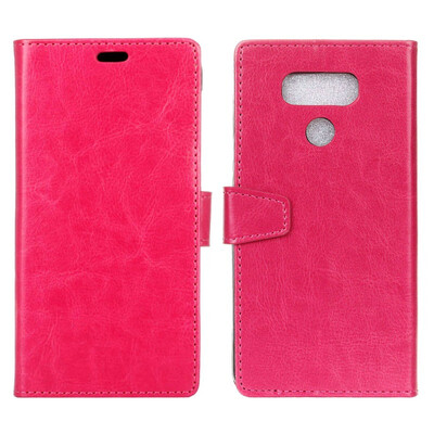 

MOONCASE LG V40 ThinQ Crystal Leather Case - Rose