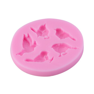 

Силиконовые формы Птица 3D шоколад конфеты торт силикона Fondant шнурка Mold Плесень