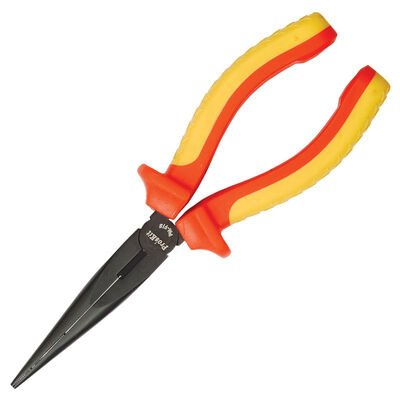 

Pro&39skit PM-918 VDE 1000V high-voltage insulated needle nose pliers 200mm 8 inch