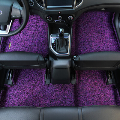 

Kaka buy full wire circle surrounded by car mat 18MM double thick manufacturers custom straight hair black purple
