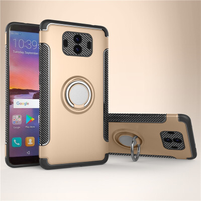 

Fecoprior Back Cover For Huawei Mate10 Mate10 Case Car Holder Stand Hard PC Silicon Ring Suction Bracket Celulars