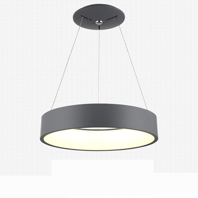 

Modern Restaurant Droplight Creative Personality Bedroom Lights Nordic Contracted Sitting Room Art Circle Office LED Lamps
