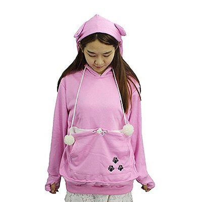 

Japanese Style Pullover Kangaroo Pouch Small Cat Dog Hoodie Sweater Unsex -3XL