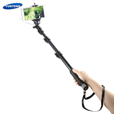 

YUNTENG Wired Cable Selfie Stick Monopod Self-TimerClip for iPhone 6 ETC X7O0