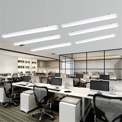 

Bacheer HL481535 90CM Modern Linear Fixture White Finish Led Linear Flush Mount Light