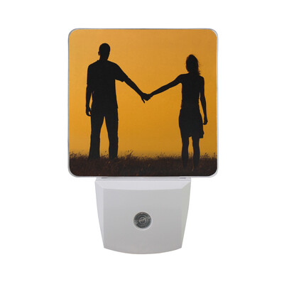 

ALAZA Valentines Day LED Night Light With Smart Dusk To Dawn SensorCartoon Love Icons Plug In Night Light