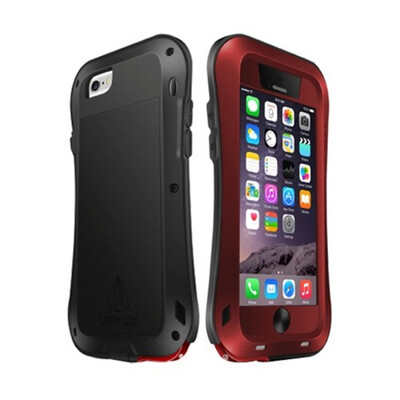 

With Gorilla Tempered Glass Armor For Apple iPhone 6 Metal Case 7 Shockproof Full Body Protective For Apple iPhone 6S Case Plus