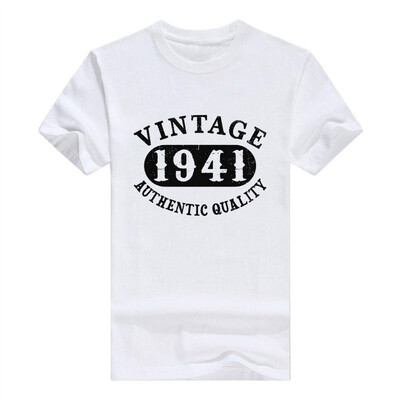 

1941 Vintage 77 Years Old 77th B-Day Birthday Gift Mens T-Shirt