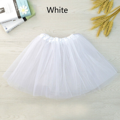 

2018 New Fashion 12 Colors Baby Girl Child Baby Three-layer Mesh Dance Skirt Ballet Dress Puffy Skirt