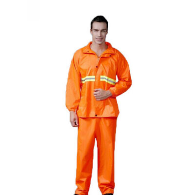 

CNMF moufu Orange reflective raincoats