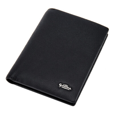 

Goldlion new men&39s wallet business casual multi-functional wallet leather wallet folder black section black B715009-311