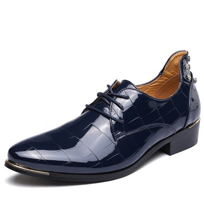 

JUQI Business Men Oxford Genuine Leather Shoes
