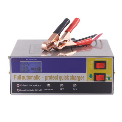 

12V24V Intelligent Automatic LED Charger Pulse Repair Type Maintainer for Lead Acid Battery&Lithium Battery 140W AC220V