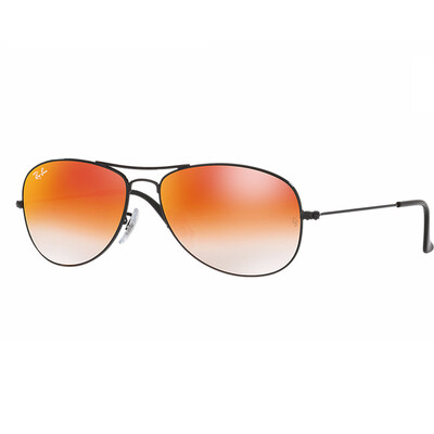 

Ray-Ban Ray Ban sunglasses men and women high street fashion series black frame orange gradient reflective lens glasses sunglasses RB3362 002 / 4W 59mm